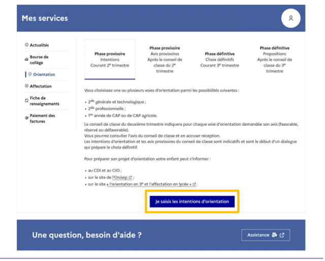 Comment demander sa voie d'orientation après la 3e ?